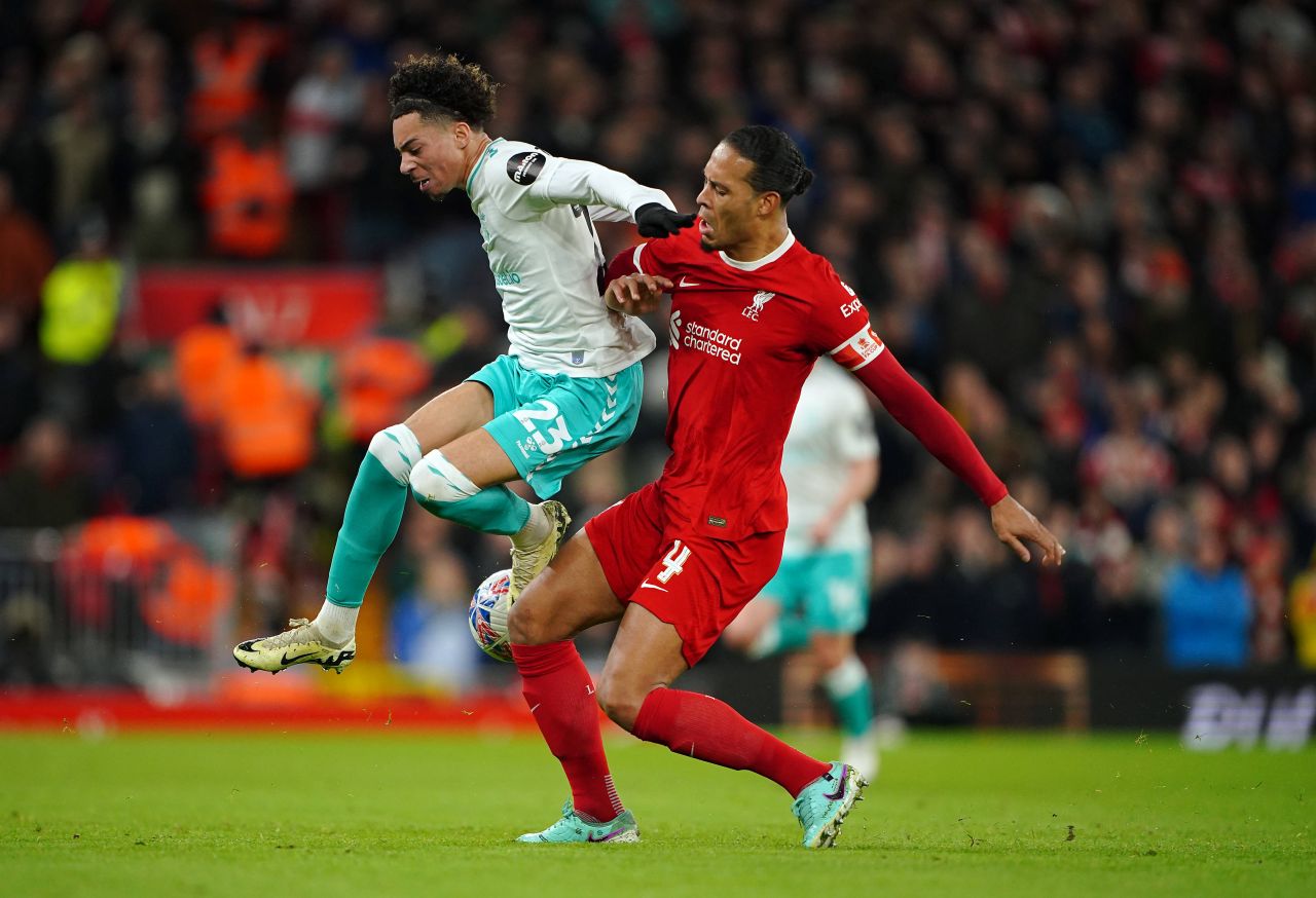 Liverpool - Southampton 3-0. ”Cormoranii”, calificare fără emoții în sferturile FA Cup. Meciul a fost pe PRO ARENA și VOYO_3