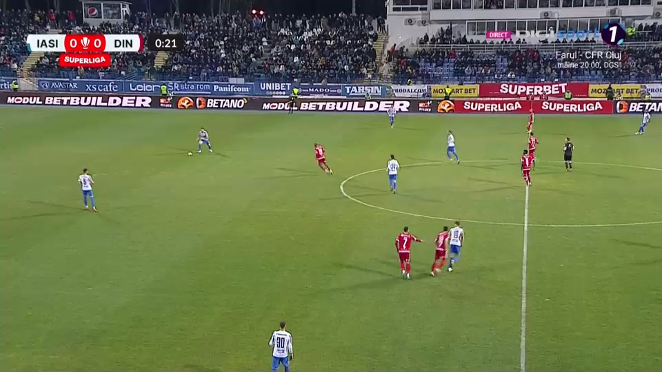Poli Iași - Dinamo 0-0. Remiză în Copou, după ce oaspeții au ratat ocazii importante _1