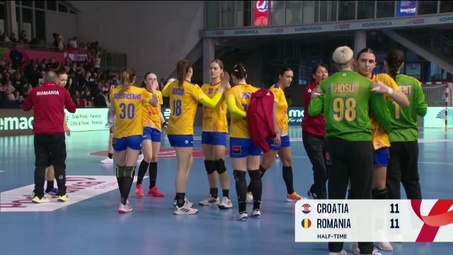Croația - România 23-25 (11-11). Fiesta la Koprivnica! Naționala feminină s-a calificat la Europeanul de handbal. Așa am trăit meciul fază cu fază_8