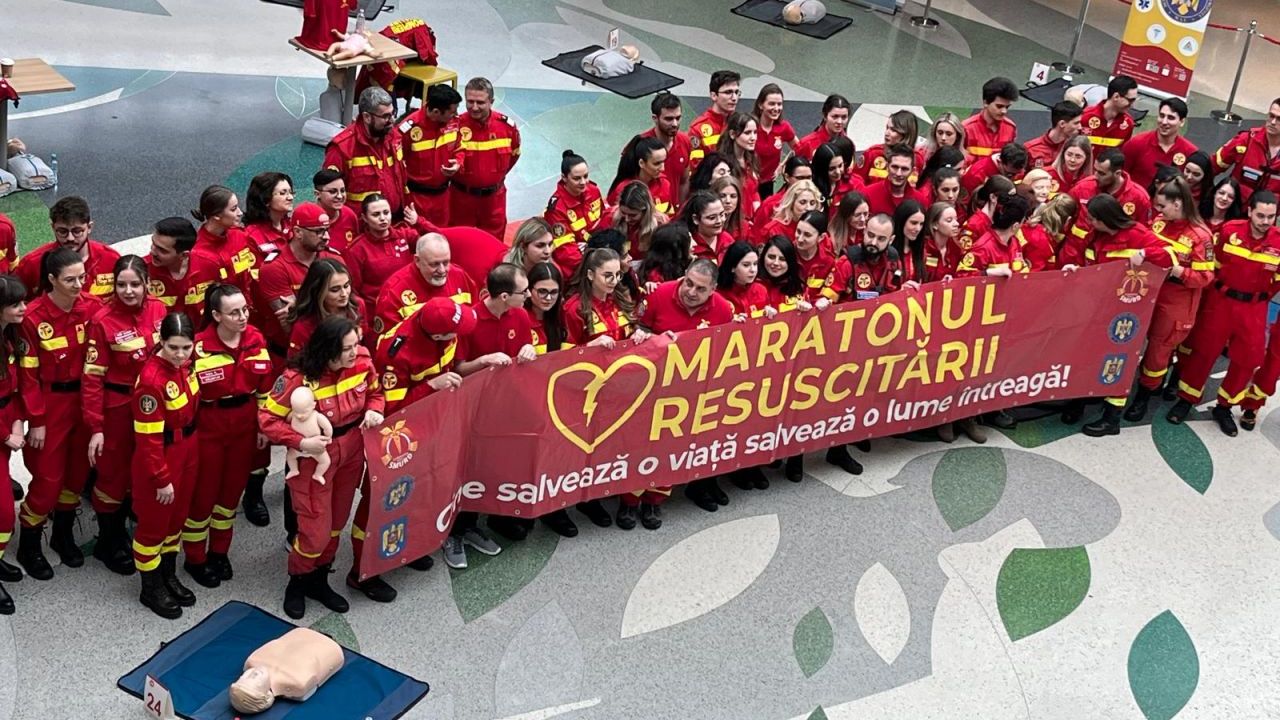 Maratonul Resuscitării Maratonul Resuscitării 2024 resuscitare cardio-respiratorie SMURD stop cardio-respirator