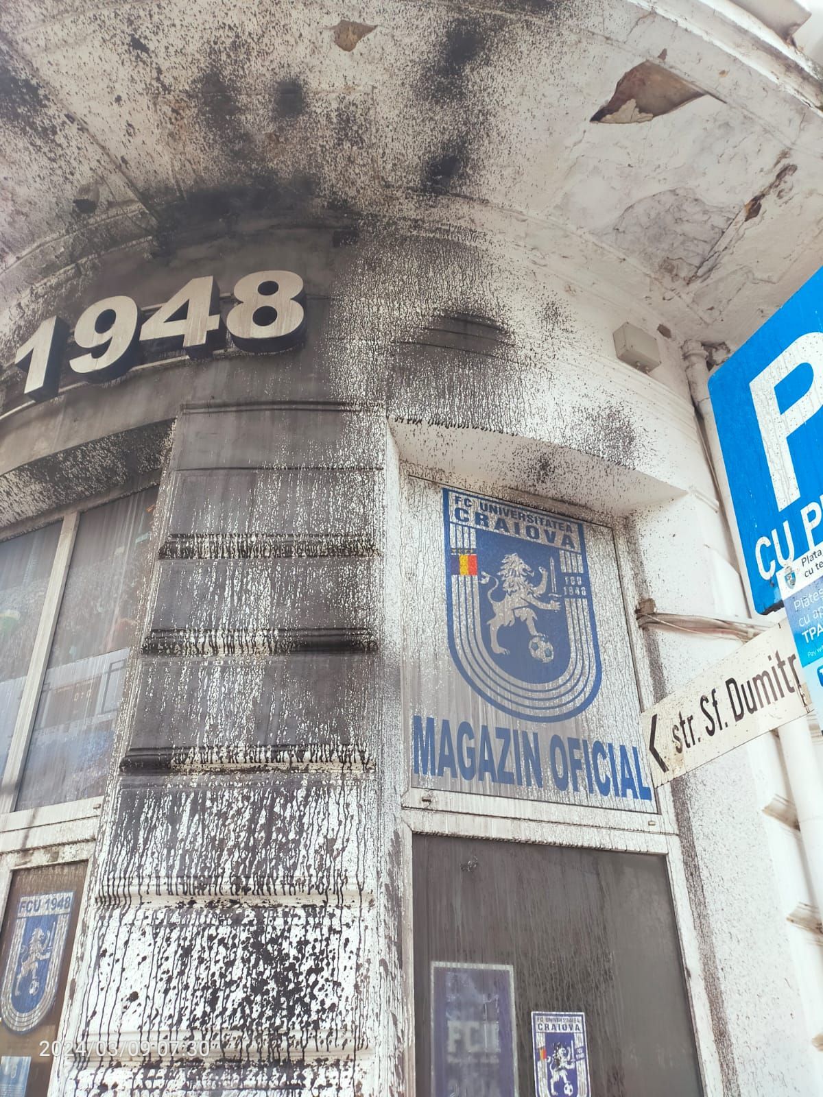 Sediul FCU Craiova, vandalizat cu o zi înainte de derby-ul Olteniei_10