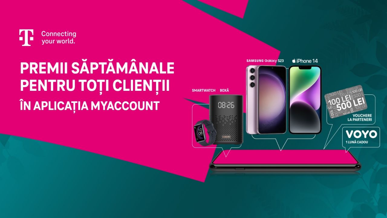 Clienții Telekom Romania Mobile pot câștiga o lună de acces la VOYO în cadrul campaniei „Premii în MyAccount”_1