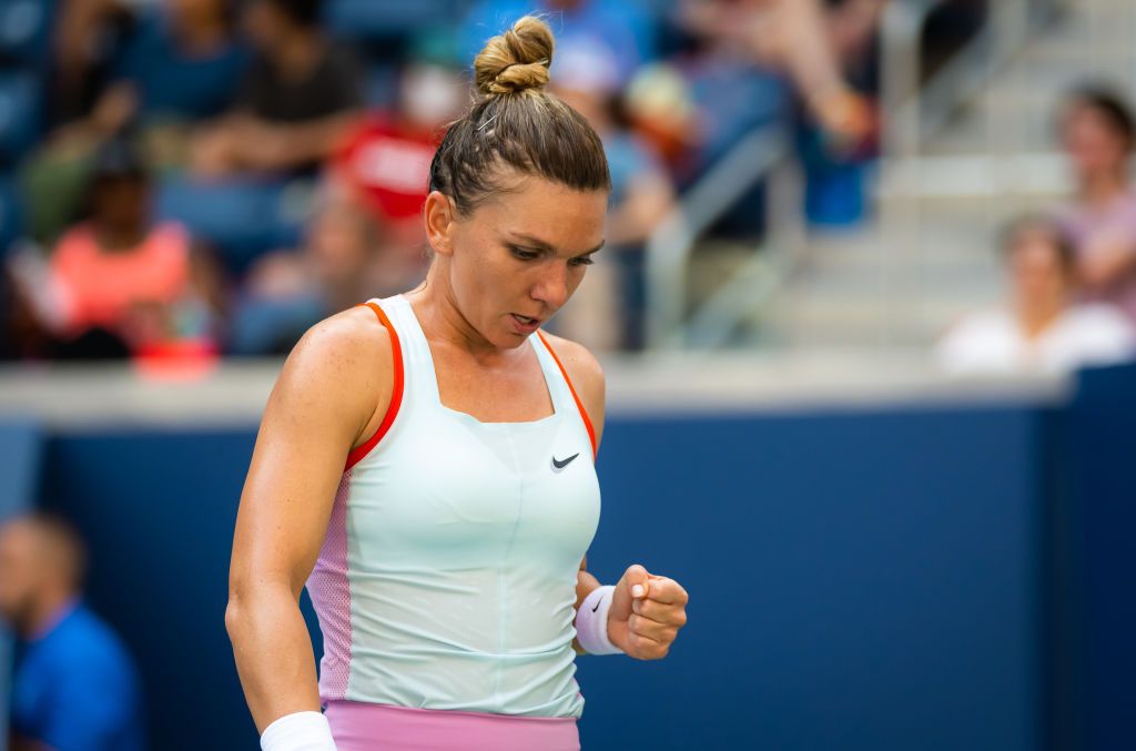 Simona Halep james blake WTA Miami