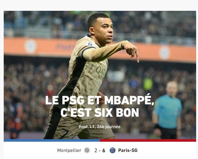 C'est six bon! Câte goluri a marcat Kylian Mbappe în Montpellier - PSG 2-6_10