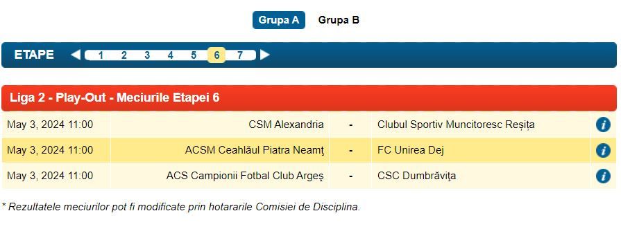 FRF a anuțat programul pentru a doua parte a sezonului Ligii 2. Ce program va avea CSA Steaua_11