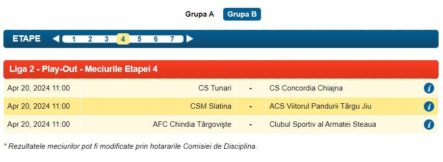 FRF a anuțat programul pentru a doua parte a sezonului Ligii 2. Ce program va avea CSA Steaua_3
