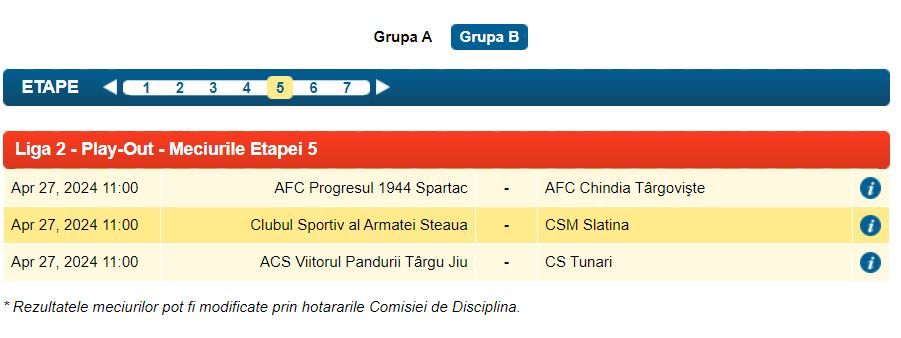 FRF a anuțat programul pentru a doua parte a sezonului Ligii 2. Ce program va avea CSA Steaua_4