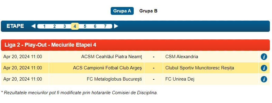 FRF a anuțat programul pentru a doua parte a sezonului Ligii 2. Ce program va avea CSA Steaua_9