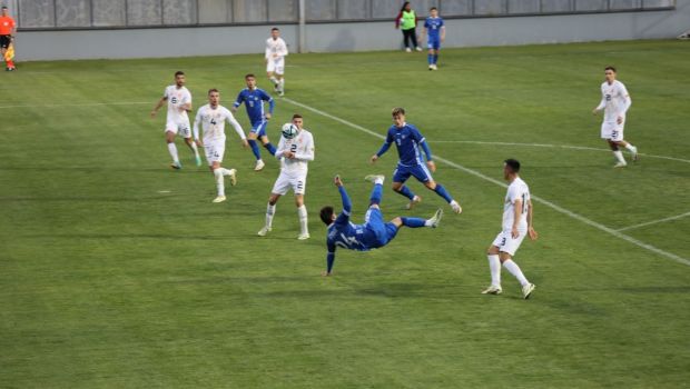 
	Gol senzațional din foarfecă al lui Vitalie Damașcan în Macedonia - Moldova, naționale cu 18 foști sau actuali jucători din Superliga României!
