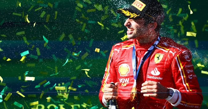 Carlos Sainz Ferrari Marele Premiu al Australiei Max Verstappen