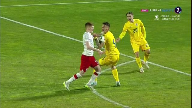 Tensiune la cote maxime! Momentul care a înghețat inima fanilor: Ce s-a întâmplat în minutul 87 în România - Polonia U20_1