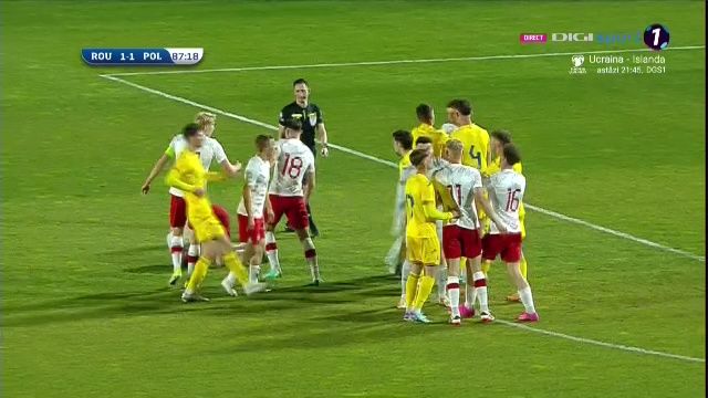 Tensiune la cote maxime! Momentul care a înghețat inima fanilor: Ce s-a întâmplat în minutul 87 în România - Polonia U20_4
