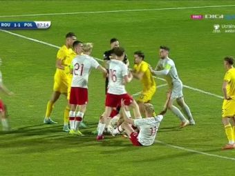 Tensiune la cote maxime! Momentul care a înghețat inima fanilor: Ce s-a întâmplat în minutul 87 în România - Polonia U20