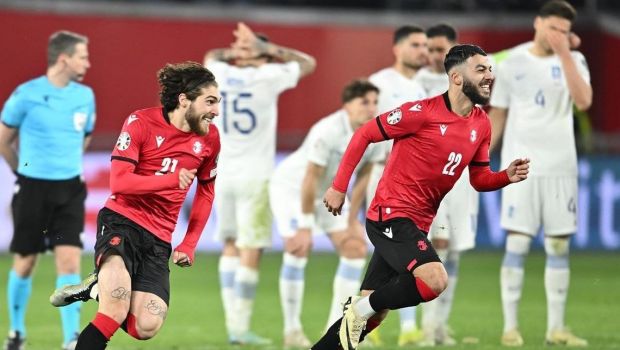 
	Calificare istorică! Georgia merge la EURO 2024 după un baraj incendiar contra Greciei, cu peste 50.000 de fani în tribune
