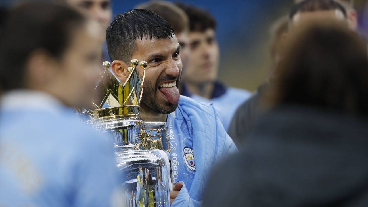 Kun Aguero Manchester City Real Madrid - Manchester City