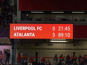 
	Europa League | Liverpool - Atalanta 0-3. Italienii au predat o lecție de fotbal pe &rdquo;Anfield&rdquo;. Meciul a fost în direct pe Pro Arena &amp; VOYO
