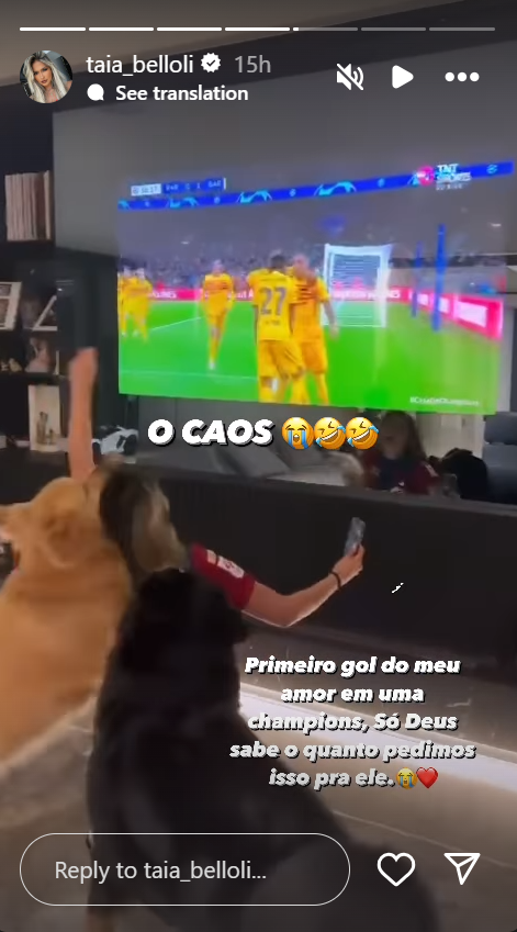 Reacție de milioane a frumoasei partenere a lui Raphinha după golurile reușite de brazilian în meciul cu PSG_2