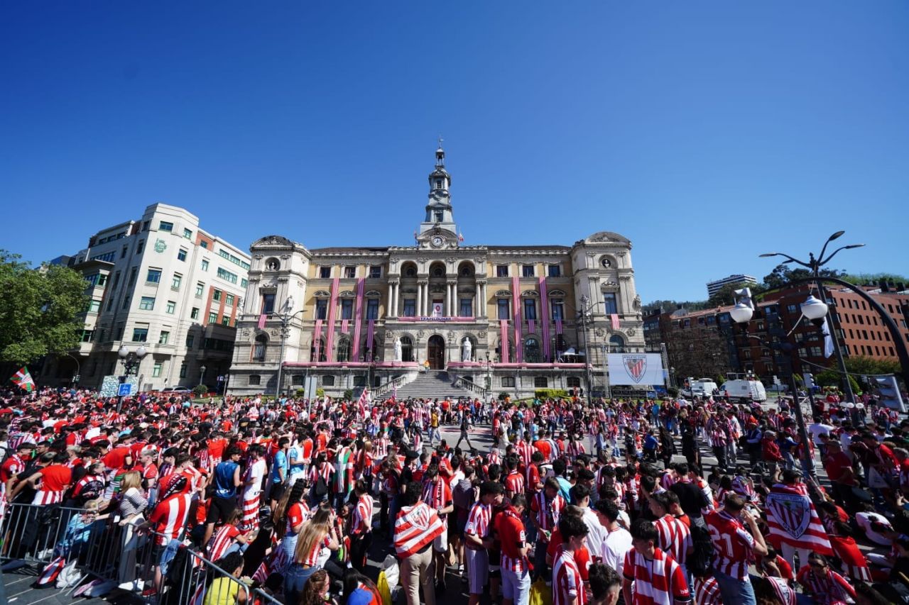 Imagini fabuloase la Bilbao, peste 1 milion de oameni au sărbătorit câștigarea Cupei Spaniei de Athletic, simbolul Țării Bascilor!_28