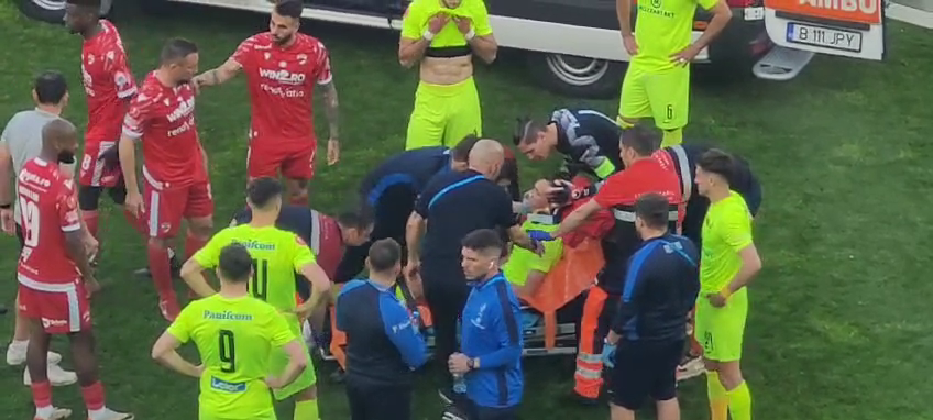 Fault criminal la Dinamo - Poli Iași! Un jucător a rămas nemișcat pe gazon! Decizia lui Hațegan a stârnit revoltă_18