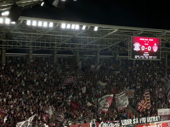 
	Banner în limba engleză afișat de fanii lui Rapid pe Giulești
