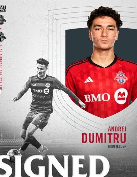 Andrei Dumitru, ”decarul” de 17 ani din naționala Canadei, a debutat azi la Toronto FC, singura echipă din afara SUA care a câștigat titlul în MLS!_2