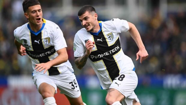 Parma, din ce în ce mai aproape de Serie A! Fără Dennis Man, Valentin Mihăilă a strălucit în meciul cu Lecco