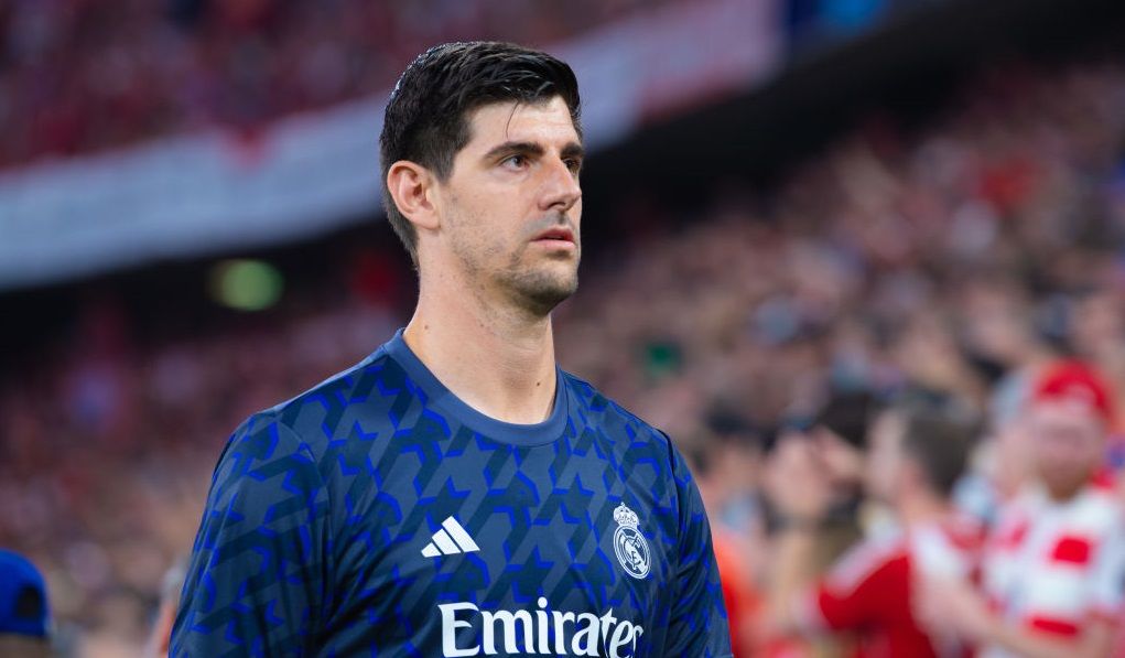 Thibaut Courtois Carlo Ancelotti Real Madrid