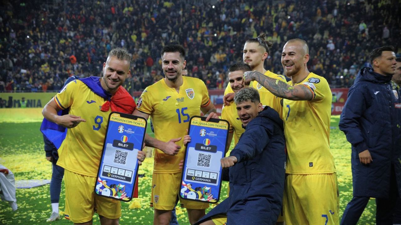 EURO 2024 Denis Alibec George Puscas lot romania Romania