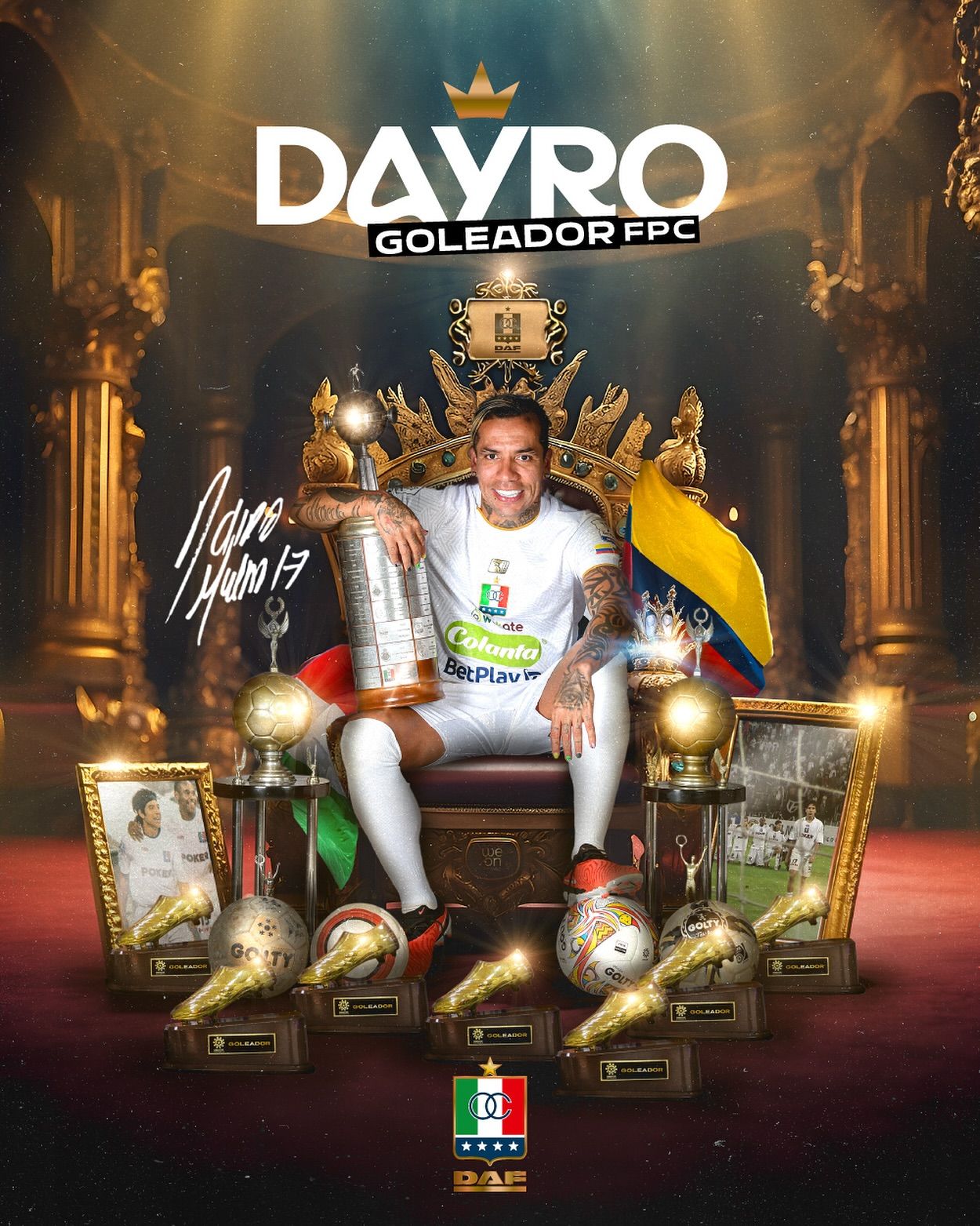 Dayro Moreno tot înscrie și numărătoarea inversă pentru recordul mondial continuă! Fostul atacant al lui FCSB, fabulos și la 38 de ani_31