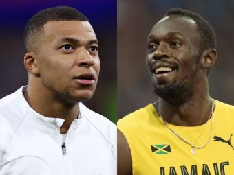 Provocare acceptată: cursă de 100 de metri între Kylian Mbappe și Usain Bolt