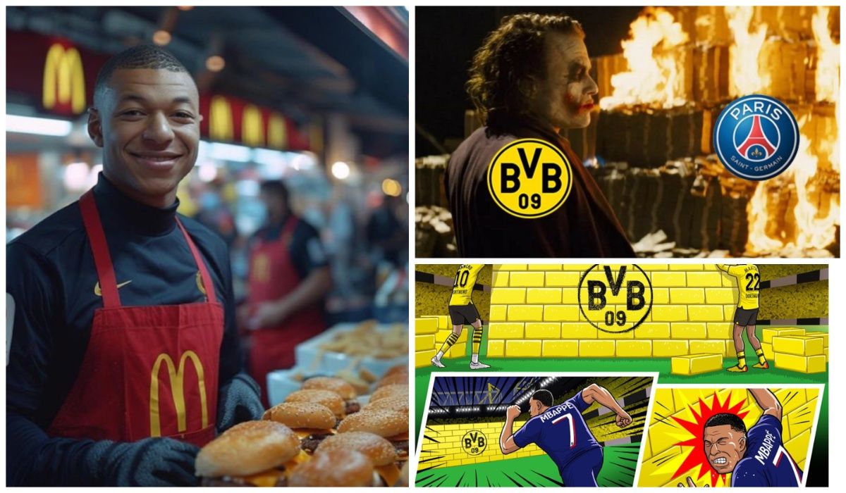 Kylian Mbappe, ținta glumelor după ce Borussia Dortmund s-a calificat în finala Champions League_15