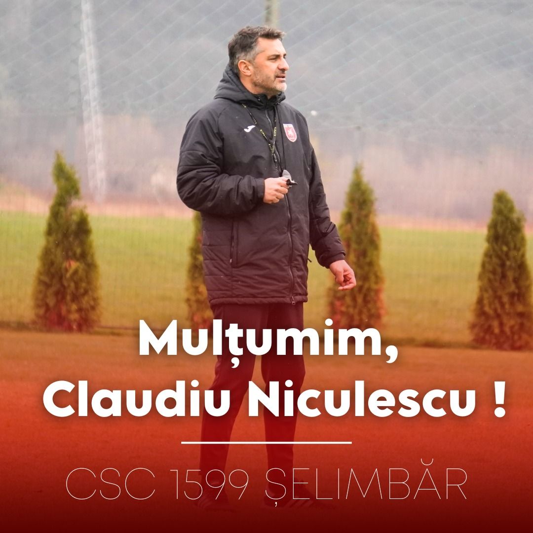 Explicațiile lui Claudiu Niculescu despre demisia de la CSC Șelimbăr! Cu ce echipe este acum în discuții antrenorul_1