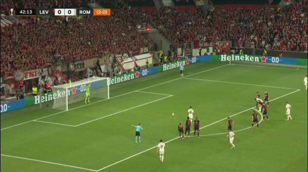 Bayer Leverkusen - AS Roma0-1: GOL Paredes min 43' (Pro Arena & VOYO)