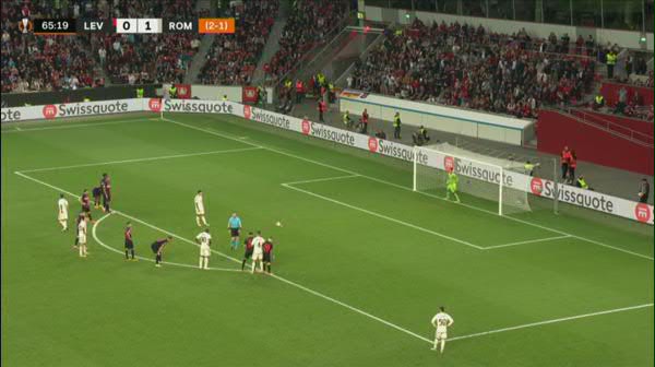 Bayer Leverkusen - AS Roma 0-2: GOL Paredes min 66' (Pro Arena & VOYO)
