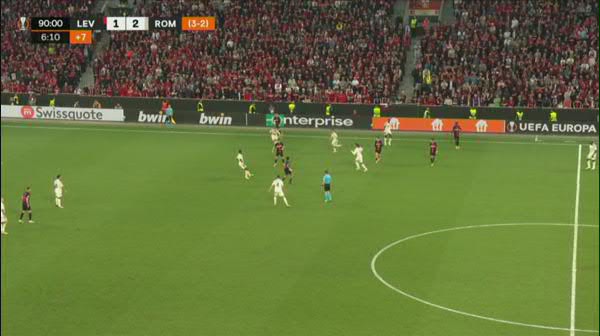 Bayer Leverkusen - AS Roma 2-2: Gol Stanisic min 96' (Pro Arena & VOYO)