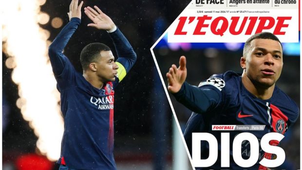 Gestul inedit făcut de L Equipe, după ce Kylian Mbappe a anunțat că pleacă de la PSG