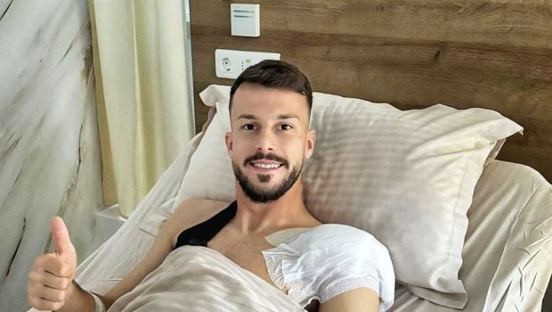 Fotbalistul de la Rapid care s-a accidentat în derby-ul cu FCSB s-a operat: Să ai o recuperare ușoară