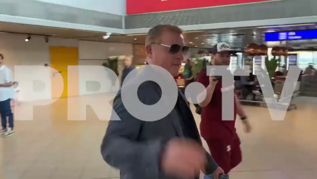 Neil Lennon a ajuns la București! Imagini de la sosirea antrenorului vedeți în jurnalul de sport de la PRO TV din această seară