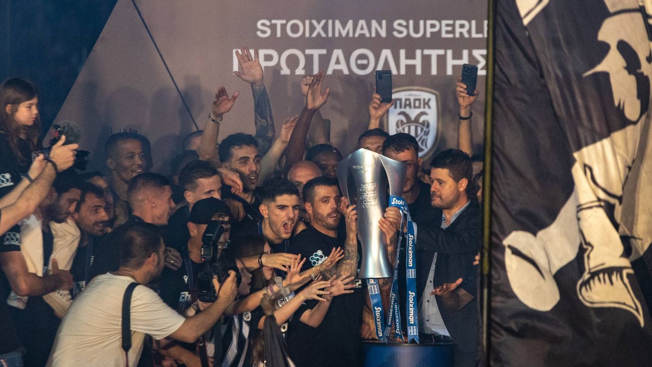 PAOK Salonic Grecia trofeu de campioana