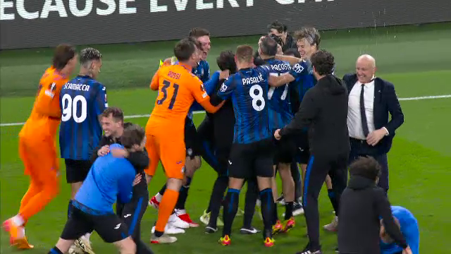 Imaginile bucuriei la Dublin, după ce Atalanta a câștigat UEL! A fost nebunie imediat după fluierul de final al lui Istvan Kovacs_13