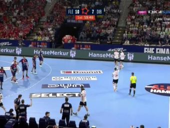 
	Dinamo - SG Flensburg-Handewitt 32-38 în semifinalele Final Four-ului EHF European League
