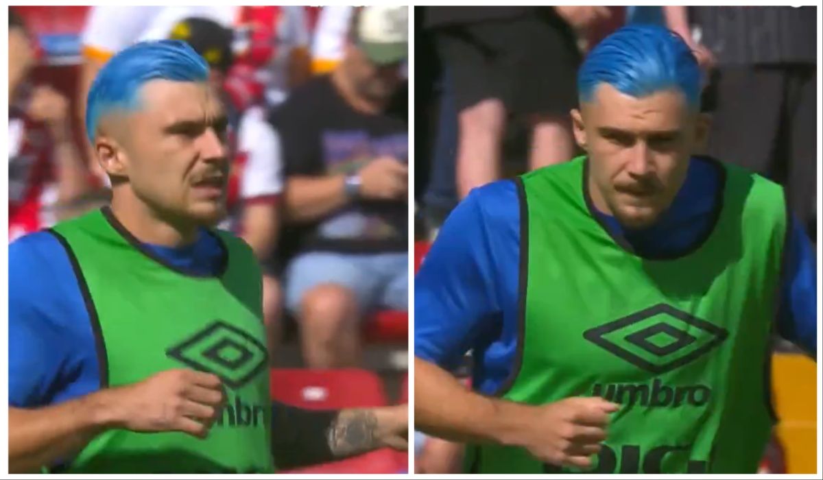 Ce transformare! Și-a vopsit părul albastru după ce Edi Iordănescu l-a inclus în lotul preliminar pentru EURO 2024_21