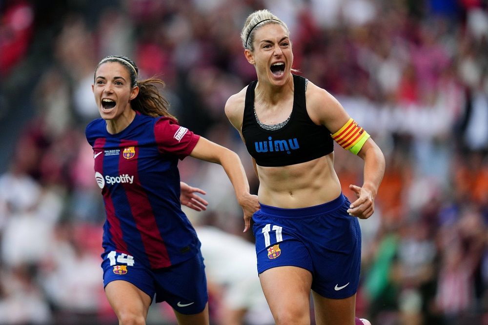 Alexia Putellas și-a dat jos tricoul după ce a marcat în finala Champions League! ”Balonul de Aur” al Barcelonei, fenomenală în prelungiri_3