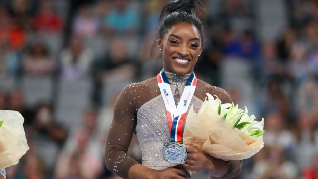 
	Simone Biles face legea la Naționalele de gimnastică ale Statelor Unite. Reacția vedetei&nbsp;
