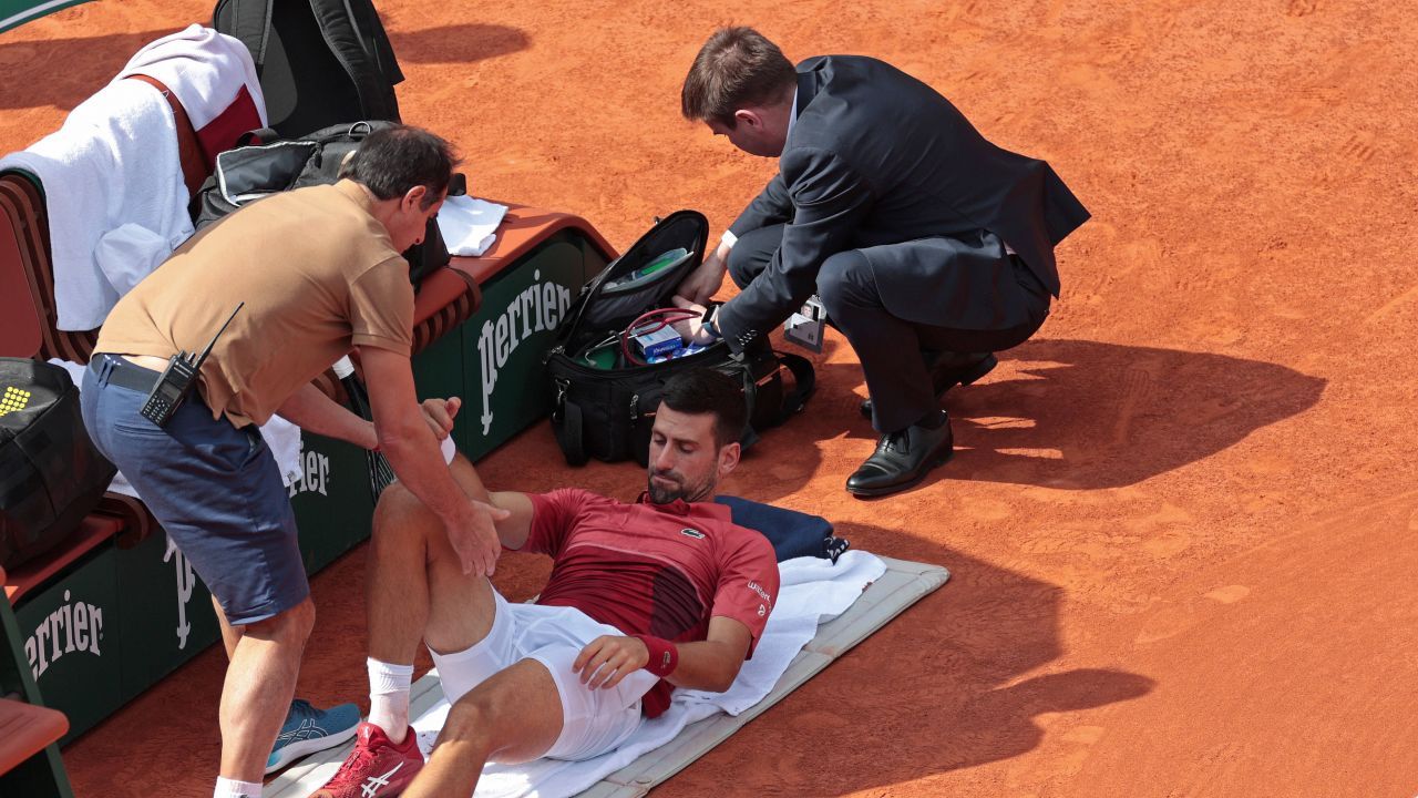 Novak Djokovic accidentare Francisco Cerundolo Roland Garros