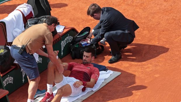 Sfârșit de drum la Roland Garros pentru Novak Djokovic, deși e calificat în sferturi? &rdquo;M-am accidentat, sunt încă în viaţă, da&rdquo;