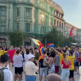 Fierbe Piața Universității! Românii au strălucit în centrul Bucureștiului după victoria naționalei de la EURO 2024