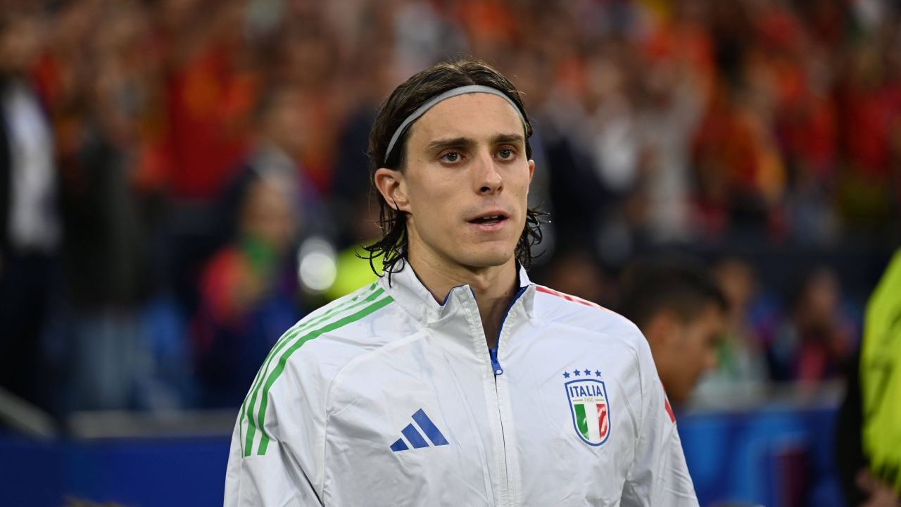 Riccardo Calafiori EURO 2024 Italia Spania
