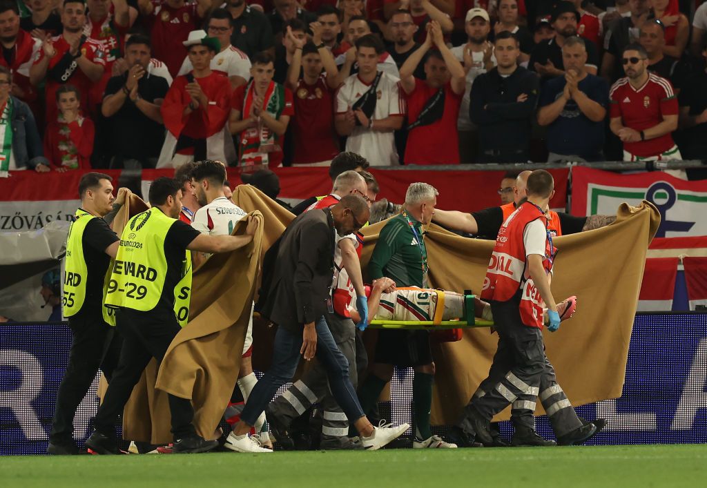 Detalii despre starea de sănătate a atacantului maghiar, care s-a prăbușit pe teren la EURO 2024, în timpul meciului cu Scoția_3