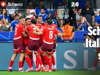 
	Elveția - Italia 2-0 în optimile EURO 2024 I Reacția WOW! a presei elvețiene după calificarea în sferturile de finală
